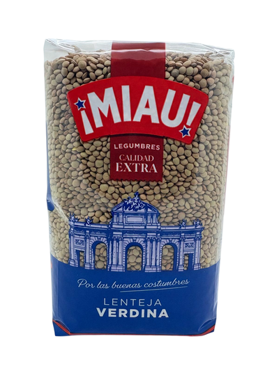 Lenteja verdina calidad extra miau 1k