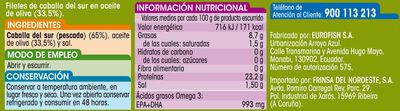 Filete de caballa del sur Alipende 78g en aceite oliva