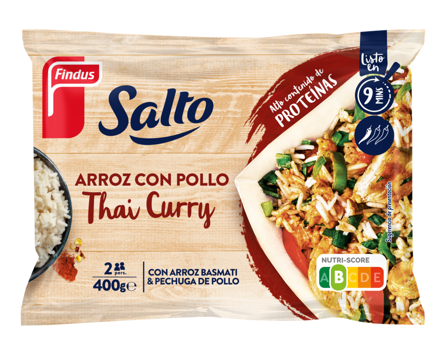 Arroz con pollo Findus 400g Thai Curry