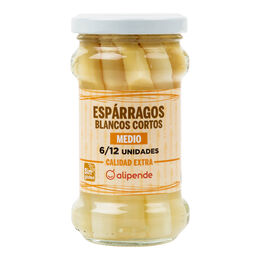 Espárragos blancos extra cortos sin gluten Alipende 110g