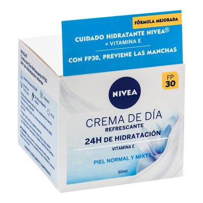 Crema facial de d&iacute;a Nivea visage 50ml para piel normal o mixta