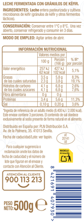 K&eacute;fir Alipende 500g natural