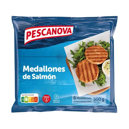 Medallones de salmón Pescanova 500g