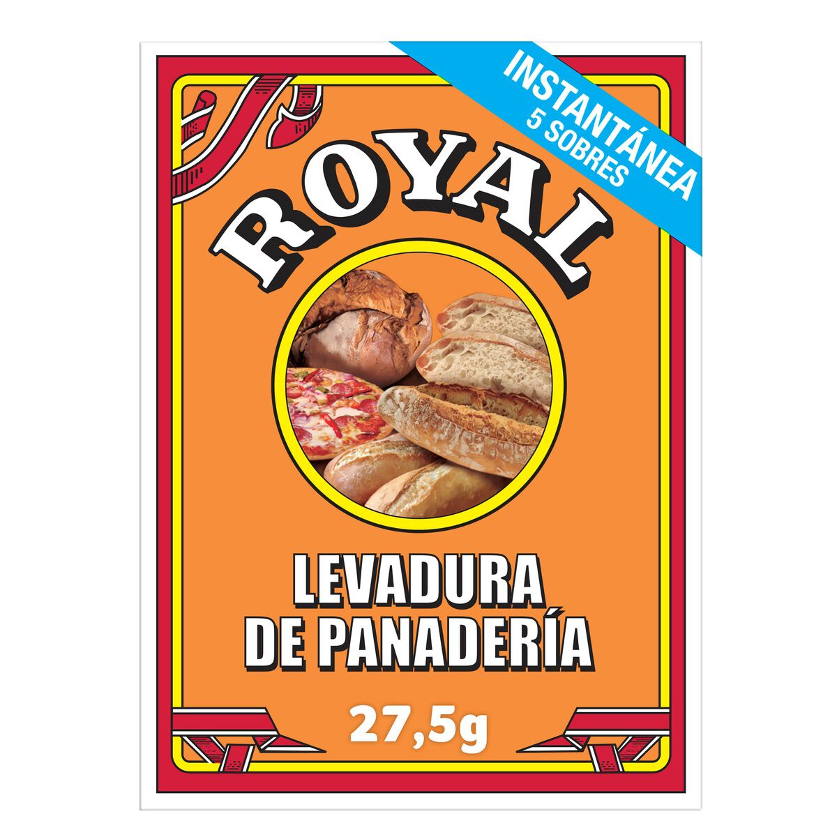 Levadura panaderia Royal 5 sobres