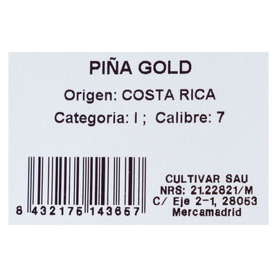 Pi&ntilde;a pieza entera