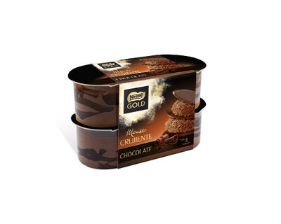 Mousse Nestlé gold pack 4 láminas chocolate