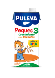 Leche crecimiento Puleva peques 3 cereales 12-36meses 1l