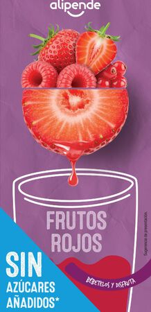 Néctar sin azúcar frutos rojos Alipende 1l