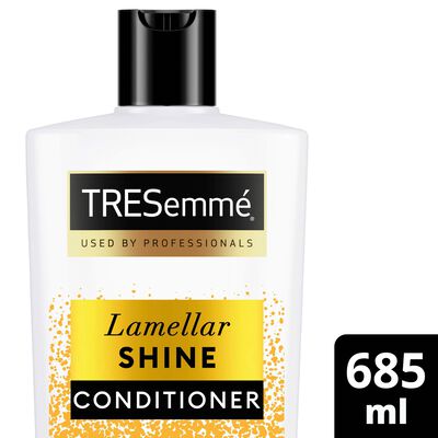 Acondicionador Lamellar Shine TRESemm&eacute; para cabello sin vida o apagado 685ml