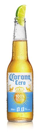 Cerveza rubia sin alcohol Corona botella 33cl