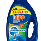 Detergente l&iacute;quido limpieza profunda y anti&oacute;lores Wipp Express 40+14 lavados