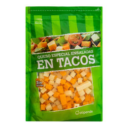 Queso en tacos para ensaladas Alipende 200g