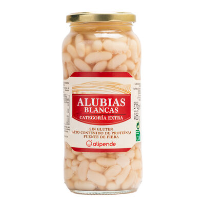 Alubia blanca cocida Alipende 400g