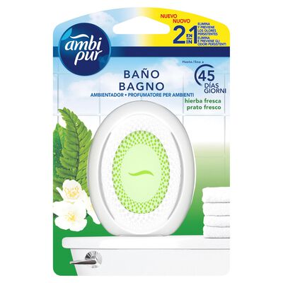 Ambientador ba&ntilde;o Ambipur 7,5ml hierba fresca
