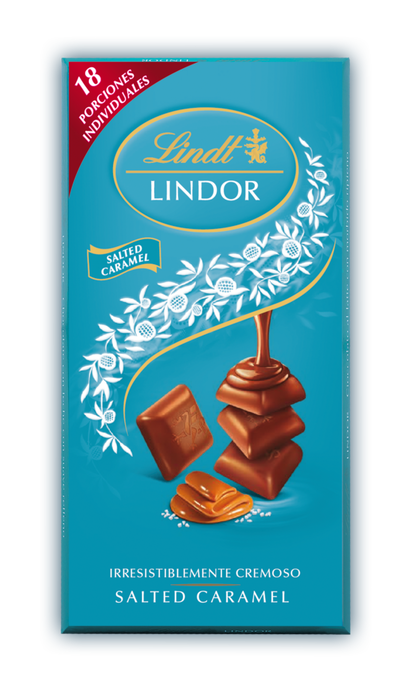 Chocolate con leche sal y caramelo Lindt 100g