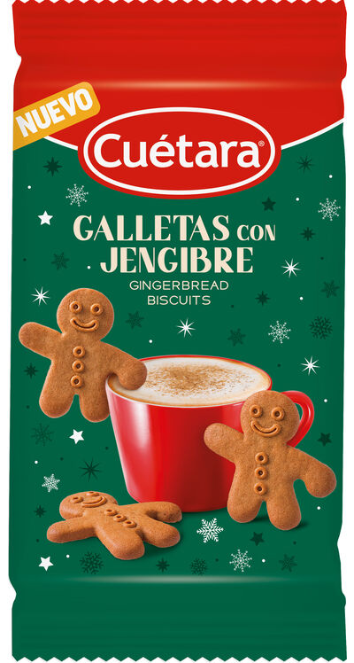 Galletas de Navidad con Jengibre Cu&eacute;tara 95gr