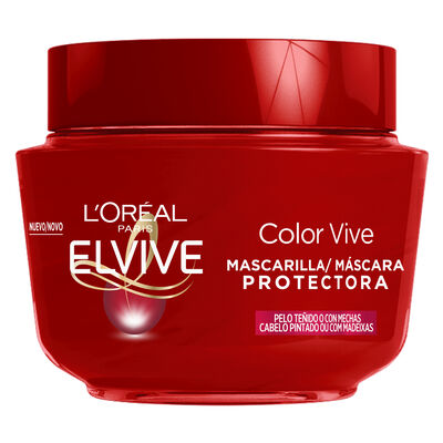 Mascarilla capilar protectora Elvive 310ml Color Vive cabello teñido