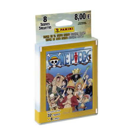 Cromos Panini 8 sobres One Piece