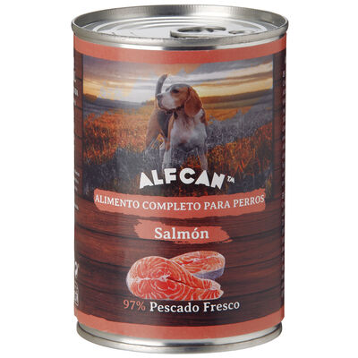 Alimentación perro Alfcan de Salmón 400g