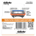 Hojas de afeitar Gillette 4 unidades recambio fusion 5