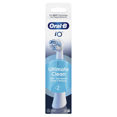 Recambio cabezales Oral-B Series iO Ultimate Clean 2 unidades