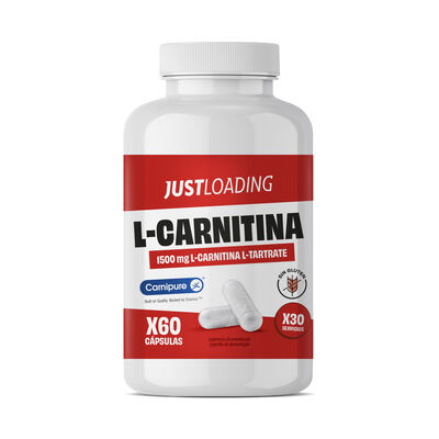 Cápsulas de L-carnitina 1500mg Just Loading 60uds