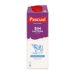 Leche sin lactosa Pascual 1l semidesnatada