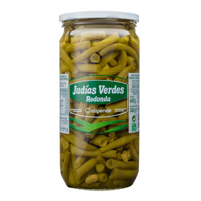 Judía verde redonda sin gluten Alipende 360g