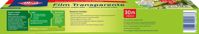 Film transparente Albal 30m con sistema corte fácil