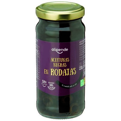 Aceitunas en rodajas Alipende 105g negra