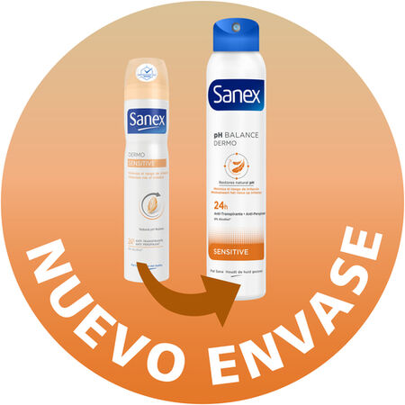 Desodorante spray Sanex 200ml dermo sensitive sin alcohol