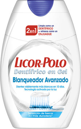 Pasta de dientes Licor del Polo 75 ml 2 en 1 Blanqueador avanzado