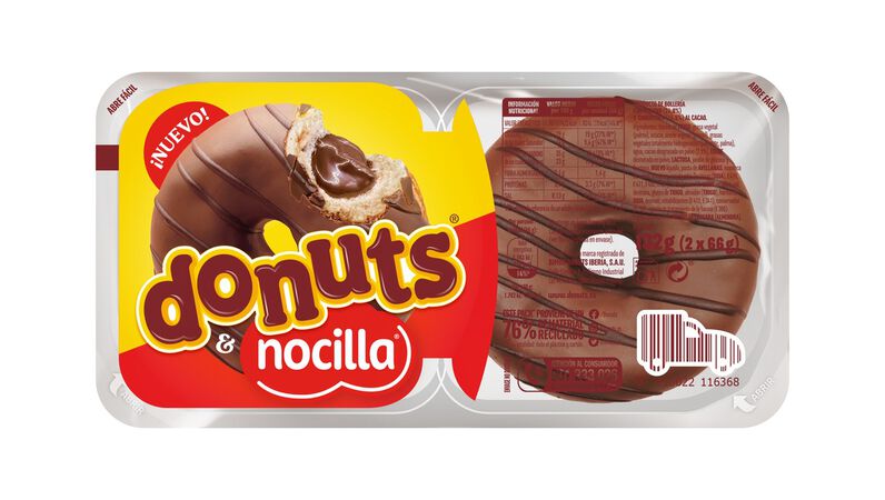 Donuts pack 2 nocilla