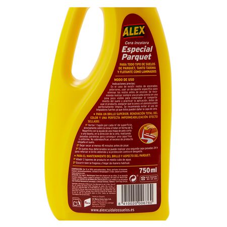 Cera Alex 750ml especial parquet