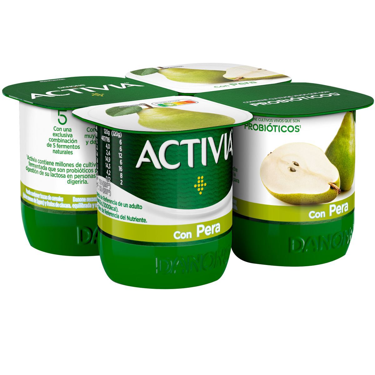 Bífidus Activia pack 4 pera