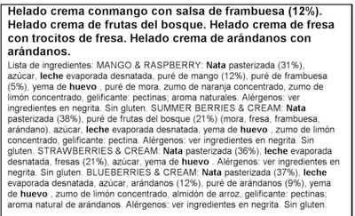 Helado Haagen-Dazs 4 uds fruit collection