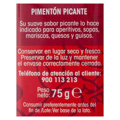 Piment&oacute;n Alipende lata 75g picante