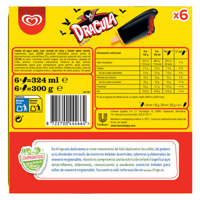 Helado Drácula Frigo 6 uds