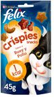 PURINA FELIX Crispies Buey y Pollo 45g.