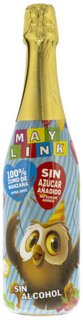 Refresco sin alcohol Maylink 75cl manzana