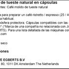 Café espresso ristretto intensidad 11 L&acute;or 20 caps.
