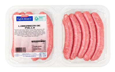 Longaniza de pollo Granja Gourmet 400g aproximadamente