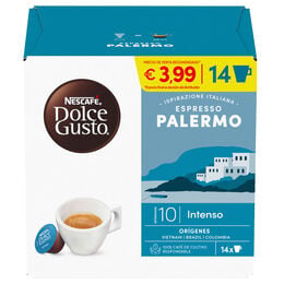 Café en cápsulas espresso Palermo Dolce Gusto 14 cápsulas