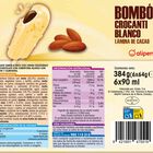 Helado bombón Alipende 6 uds crocanti-blanco