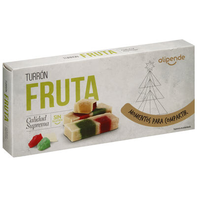 Turrón Alipende 250g fruta