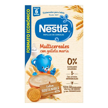 Papilla Nestlé multicereales galleta desde 6meses 500g