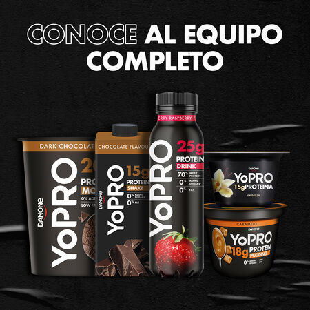 Yogur líquido proteínas Yopro 300g fresa frambuesa