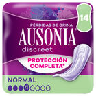 Compresa Ausonia Discreet  14 unidades normal protecci&oacute;n completa