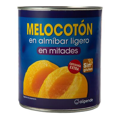 Melocot&oacute;n en almibar ligero Alipende 480g en mitades