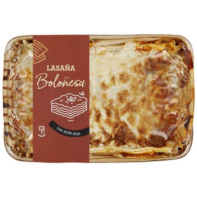 Lasaña gratinada boloñesa 350g